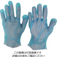 宇都宮製作 UCD 使い捨て手袋 シンガーポリライトブルー袋入(100枚入)S LPE0150SE-BPS 1袋(100枚) 167-4075（直送品）