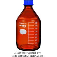 HARIO ボトル 耐熱ねじ口瓶(茶) 2000ml NBB-2L-SCI 1個 206-5660（直送品）