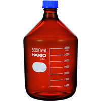 HARIO ボトル 耐熱ねじ口瓶(茶) 5000ml NBB-5L-SCI 1個 206-5662（直送品）