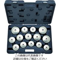 京都機械工具 KTC カップ型オイルフィルタレンチセット AVSA14 1セット 195-3700（直送品）