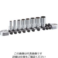 京都機械工具 ネプロス 6.3セミディープソケットセット
