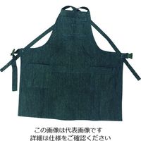 トラスコ中山 TRUSCO たすき掛け幅広エプロン ジーンズ生地 BGEH 1枚 207-2821（直送品）