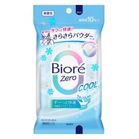 ビオレZero さらさらパウダーシート クール無香性 10枚 花王 ビオレZero さらさらパウダーシート クール無香性 10枚 花王