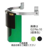 理研化学 ヘルメット装着用ダブル防災面 円筒型 差込金具 GY/No.11 370W-GY/#11 1セット（2個）（直送品）