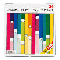 サクラクレパス クーピー色鉛筆24色（スタンダード） PFY24（直送品）