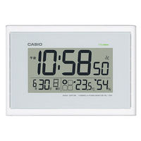 CASIO（カシオ）置き掛け時計 [電波 温湿度 カレンダー 生活環境表示] IDL