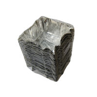 アルミ ホイルケース（スエルケース）四角型バラ（500枚包） 3719100 東洋アルミエコープロダクツ（取寄品）