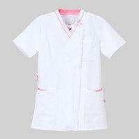 ナガイレーベン 女子スクラブ HOS-4952 Tピンク LL 医療白衣 1枚（取寄品）