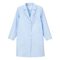 ナガイレーベン 女子シングル診察衣 KEX-5190 ブルー M 医療白衣 1枚（取寄品）