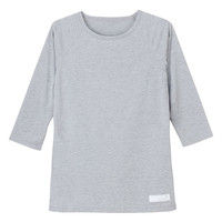 ナガイレーベン 男女兼用Tシャツ LI-5097 グレー S 医療白衣 1枚（取寄品）