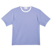 トンボ キラク コンフォートウェア Tシャツ CR817 ラベンダー S 患者衣 1枚（取寄品）