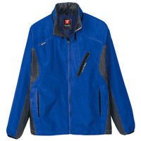 アイトス フードインジャケット（男女兼用） 10301 ロイヤルブルー×ブラック 5L 防寒 アウター 1枚（直送品）