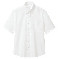 アイトス レディース半袖オックスボタンダウンシャツ 7873 ホワイト L 1枚（直送品）