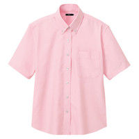 アイトス レディース半袖オックスボタンダウンシャツ 7873 ピンク S 1枚（直送品）