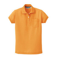 アイトス レディース半袖ポロシャツ CL2000 オレンジ 5号 介護ユニフォーム 1枚（直送品）