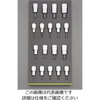 エスコ 1/2”DR ビットソケットセット EA612TA-25 1セット（直送品）