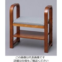 エスコ 550x290x 600mm 玄関用椅子 EA903AL-28 1個（直送品）