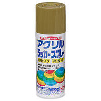 ニッペホームプロダクツ アクリルラッカースプレー 300ml ゴールドメタリック 4976124272134 1セット（6本入）（直送品）