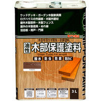 ニッペホームプロダクツ 油性木部保護塗料 3L マホガニ 4976124519444（直送品）