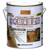 ニッペホームプロダクツ 水性木部保護塗料 1.6L オーク 4976124544354（直送品）