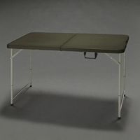 エスコ 1220x610x580mm 折畳みテーブル(OD/樹脂天板) EA913YA-1 1個（直送品）