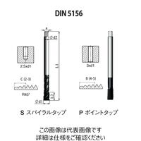DIN-5156 高機能HPCスパイラルタップ（ウィットワース・パイプねじG） 【SD5156CG1/43XT】（直送品）