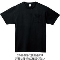 トムス 5.6オンスヘビーウエイトポケットTシャツ ブラック S 00109-VCT-005-S 1セット(5枚)（直送品）