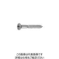 ファスニング J ホワイト 鉄（+）丸皿木ねじ 5.1 X 45 6000000200510450A3 1箱（300個）（直送品）