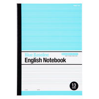 オキナ ブルーライン英語ノート セミB5 13段 30枚 EN13 1冊