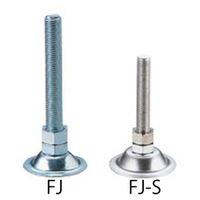 ナベヤ フットジャッキ FJ型 FJ16130 1セット(16本)（直送品）