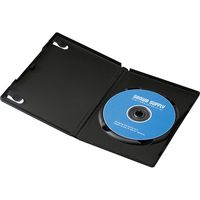 サンワサプライ DVDトールケース（1枚収納・ブラック） DVD-TN1 BKN