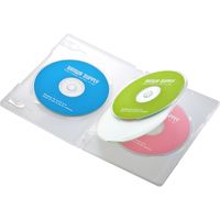 サンワサプライ DVDトールケース（4枚収納・10枚セット・クリア） DVD-TN4-10CL 1個