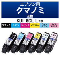 エプソン（EPSON）用 互換インク CC-EKUIL-6ST KUI-6CL-L互換 使い切りタイプ  1パック（6色入）