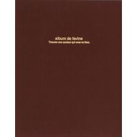 ナカバヤシ ドゥファビネ１００年アルバム ビス式 Ａ４ ブラウン アH-A4D-161-S 1冊（直送品）