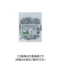 SUNCO 三価ホワイト （+）ナベP＝2 小袋100入り 4×18 （100本入） 259-2710（直送品）