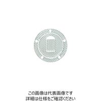 JP Moto-Mart グラスシート・タンクキャップカバー KAWASAKI（5ケツ） 1PC GST04/2（直送品）