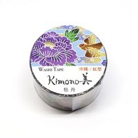 GR-1026 kimono美沖縄紅牡丹25mm×5m　1個 カミイソ産商（直送品）