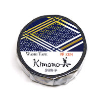 GR-3027 kimono美斜格子 15mm×7m　1個 カミイソ産商（直送品）