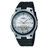 カシオ 腕時計 アナログ AW-80 5気圧防水 ブラック