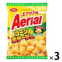 エアリアル コーンポタージュ味 3袋 ヤマザキビスケット スナック菓子 おつまみ