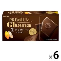 プレミアムガーナ 生チョコレート＜カカオ＞ 6個 ロッテ チョコレート