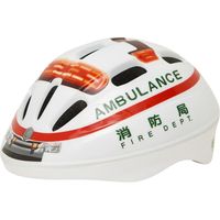 カナック企画 救急車ヘルメット 消防局（救急車） HV-003 1個（直送品）