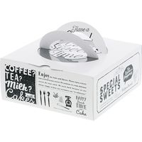 シモジマ ケーキ箱 HCカフェホワイト H80