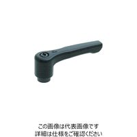 イマオコーポレーション（IMAO） kipp フラット クランプ レバー HKF6-BK 1個 213-9369（直送品）