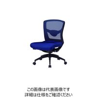 藤沢工業 TOKIO オフィスチェア ローバック メッシュ ネイビー FCM-L8-NV 1脚 146-8635（直送品）