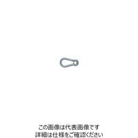 ニッサチェイン 鉄uc環付スプリングフック 5mm (10個入) IAH1050 1箱(10個) 126-4492（直送品）