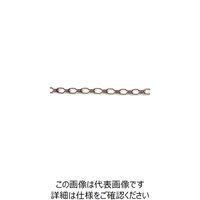 ニッサチェイン 鉄カラーライト 15m巻 茶 R-IR113E-BR 1巻(15m) 127-7151（直送品）