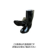 喜多 PVC軽半長靴 ブラック 24.0 KR980-BK-24.0 1足 219-8176（直送品）