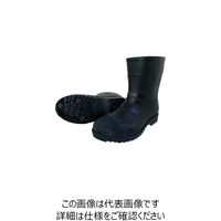 喜多 安全ショートPVC長靴 KR7460 ブラック 3L(XL)(27.5~28.0) KR7460-BK-3L 1足 235-5620（直送品）