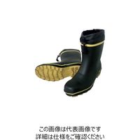 喜多 安全ショートゴム長靴(カバー付) イエロー S(24.0) KR7310-YEL-S 1足 235-5698（直送品）